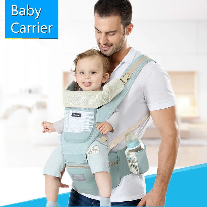Marsupio ergonomico Marsupio per seggiolino da anca per neonato rivolto verso l'involucro ergonomico per marsupio da viaggio per bambini