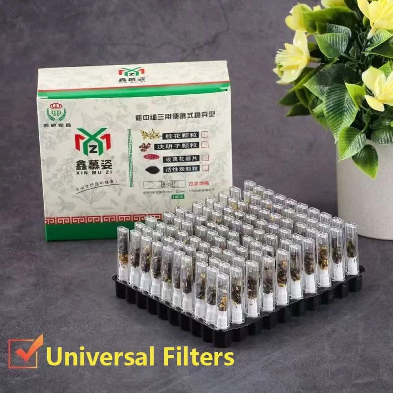 Seed beads of cassia, osmanto and 8 tips for floral filters for micropors | Purification at 3 stages, sealed anti-oxidation for delicate throat