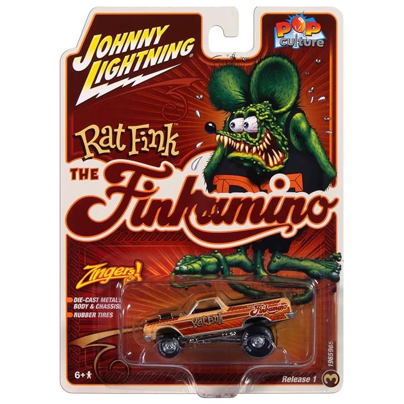 JOHNNY LIGHTNING 1:64 Joni Pop Culture che insegue rapidamente auto sportive Van Truck Collezione di modelli di auto in lega Ornamenti