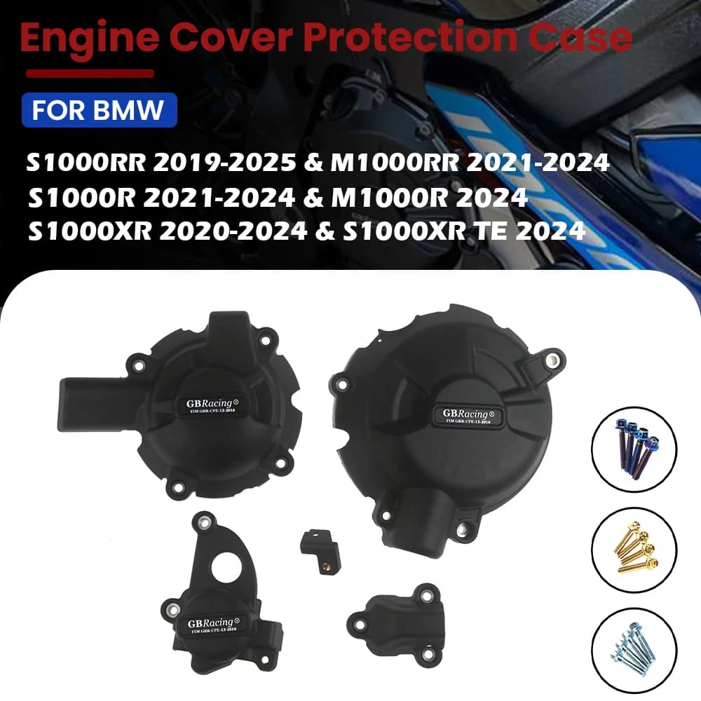 Protezione Motore Moto GB Racing per BMW M.S1000RR 19-25, M.S1000R 21-24, S1000XR 20-24 - Coperture Motore GBRacing