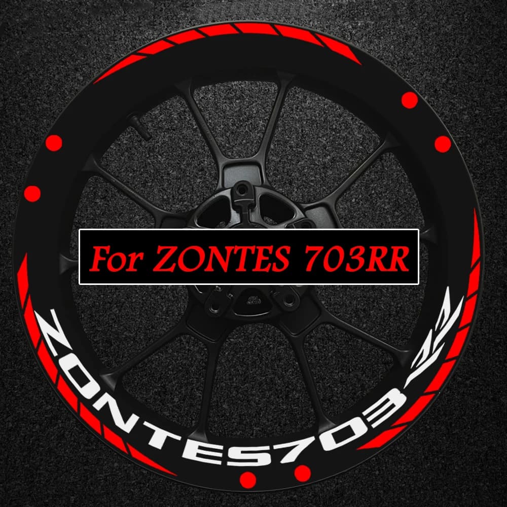Per ZONTES 703RR 703 RR 17 ''Riflettente Mozzo Ruota Del Motociclo Adesivi Moto Bike Rim Strip Anello Interno Decalcomanie In Vinile Accessori