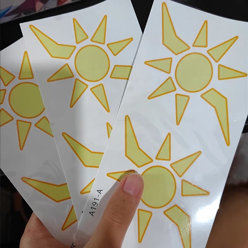 3Pcs/Set Game Tattoo Khaslana Phainon NeiKos496 Face Temporary Tattoo Child Tattoo Sticker Body Tatoo Gift