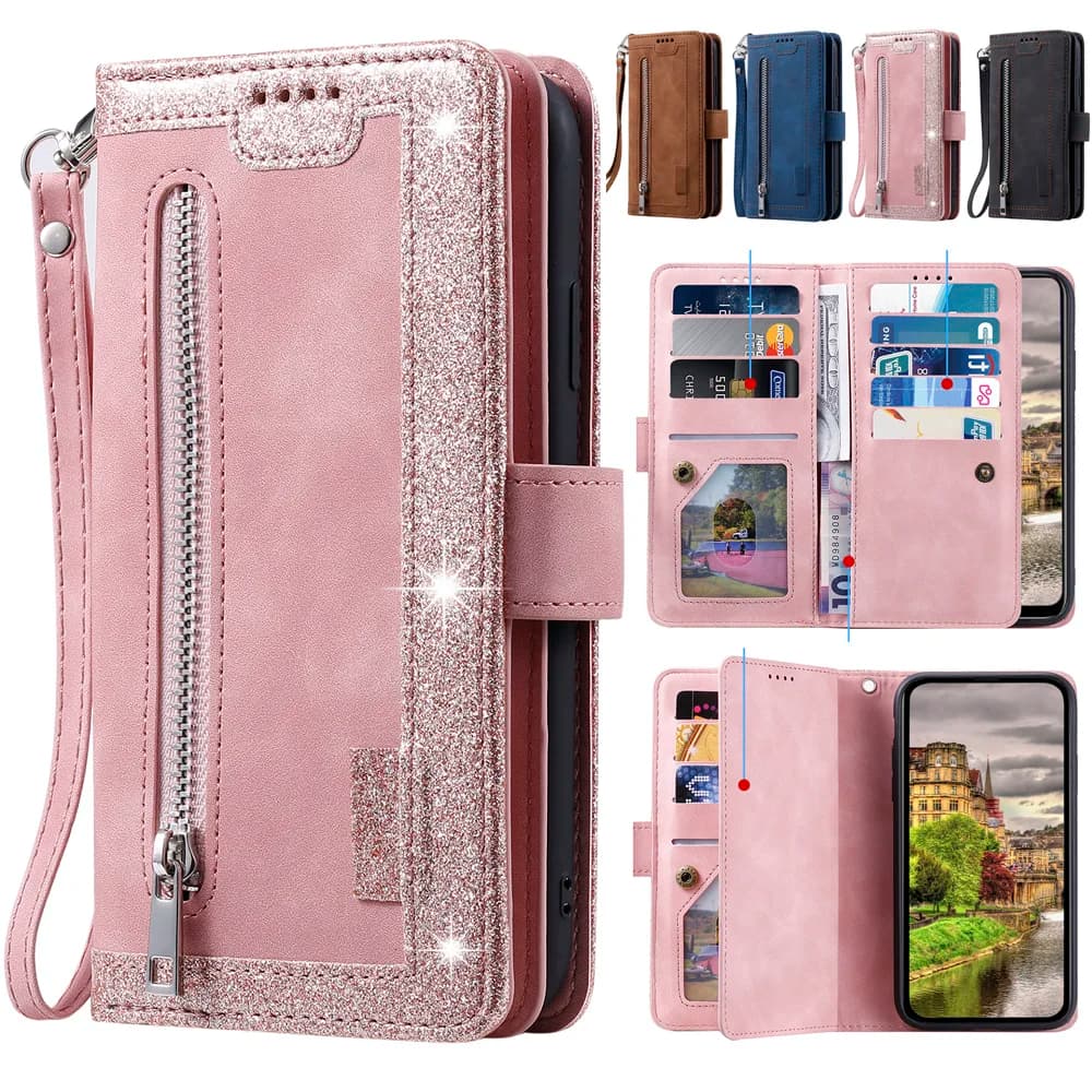 Cases for Samsung Galaxy A50 A50S A30S A70 A70S A40 A20 A30 Case Cover coque Flip Wallet Phone Covers Sunjolly