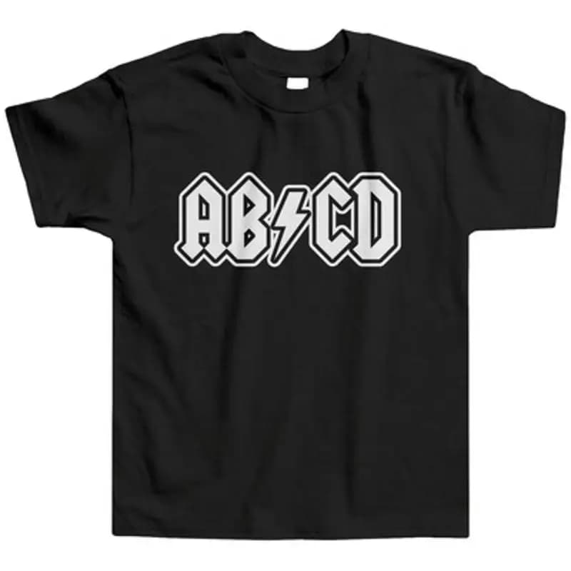 Abcd Pop Culture Music Rock Roll T-Shirt
