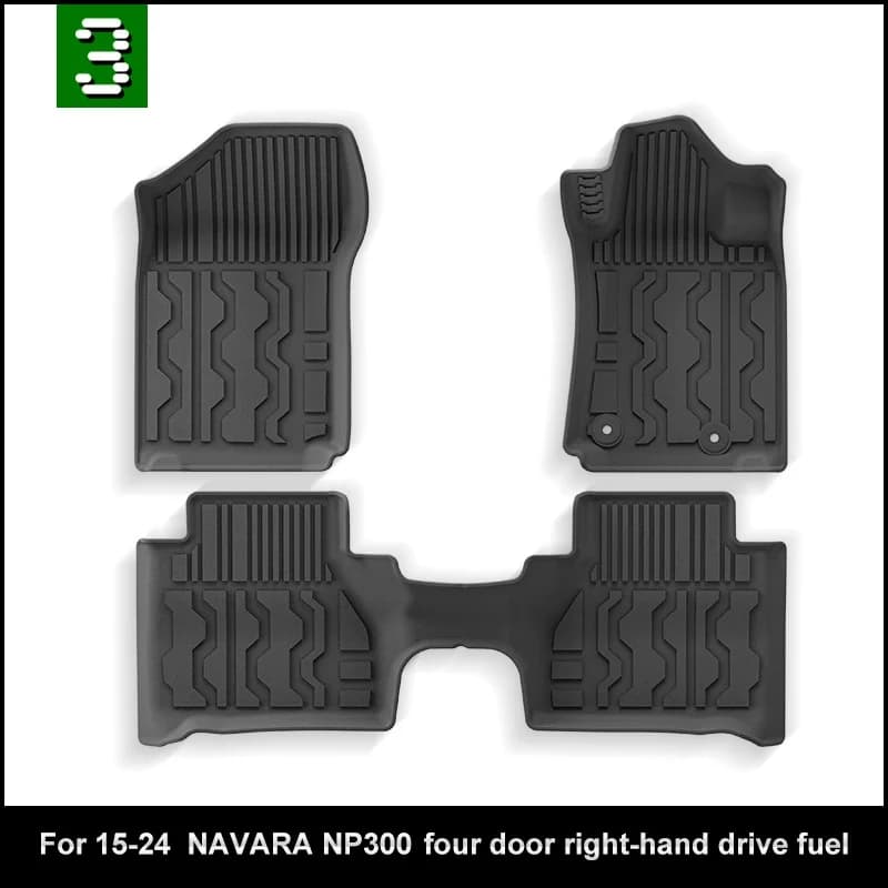 Utilizzare per D23 NISSAN Navara tappeto per auto NISSAN Navara tappetino per auto Navara Set completo Trim per Adattarsi per Navara tappetino impermeabile RHD