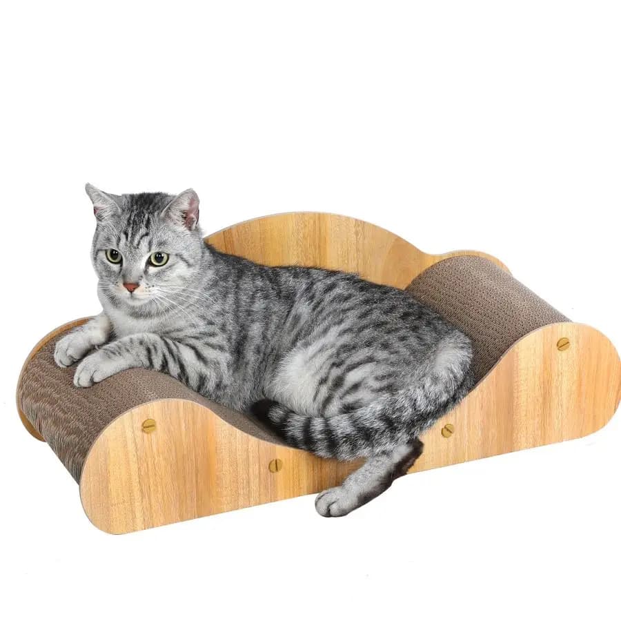 Cartone antigraffio per gatti, protezione per mobili da letto per casa, forma infinita, legno curvo, divano rotondo