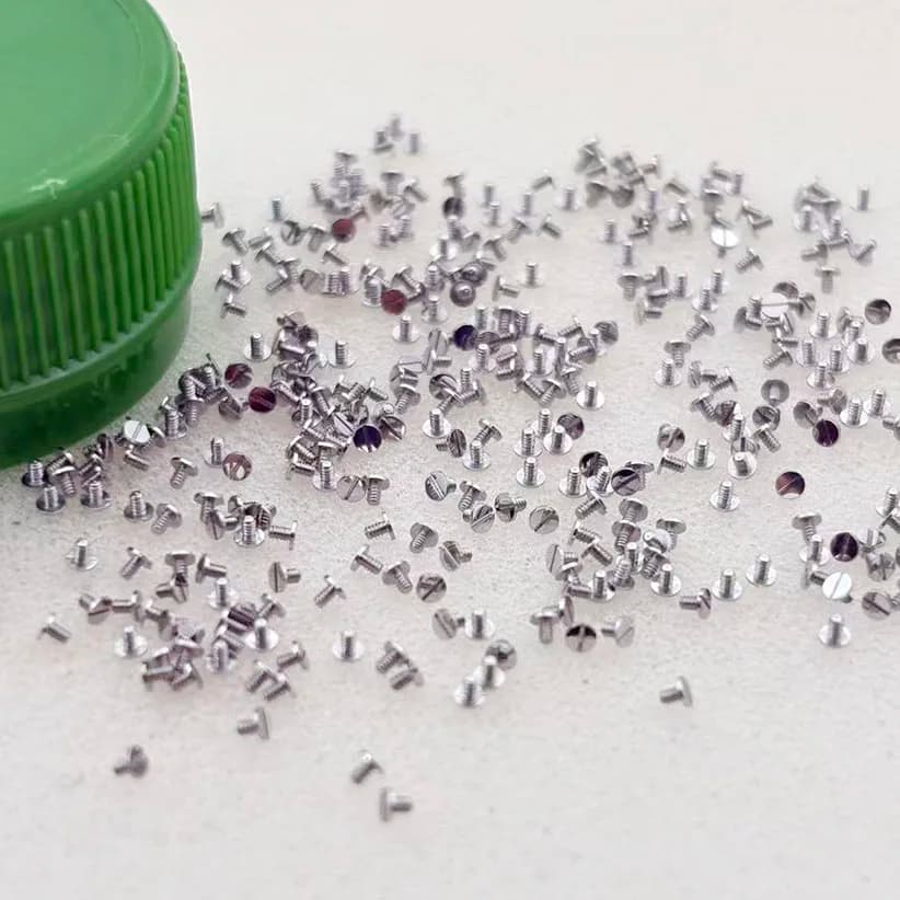 10 30 50 100pcs Watch movement accessories 8200 8215movement upper clamp plate screw pendulum splint screw