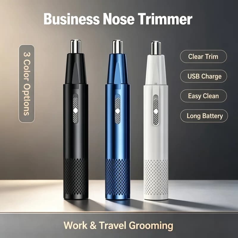 Hot-selling Electric Nose Hair Trimmer Mens Nose And Ear Remover Automatic Washable Hair Clipper USB Rechargeable Shaving