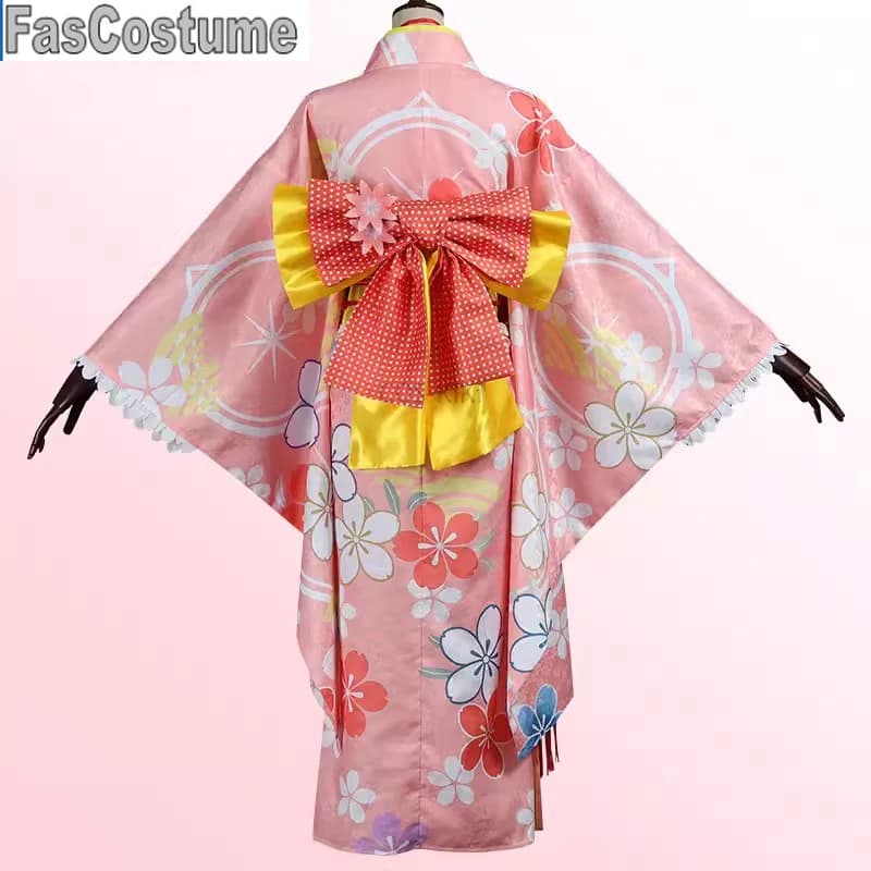 Puella Magi Madoka Magica Kaname Madoka Kimono Accappatoio Bella Uniforme Costume Cosplay Halloween Party Outfit Donna