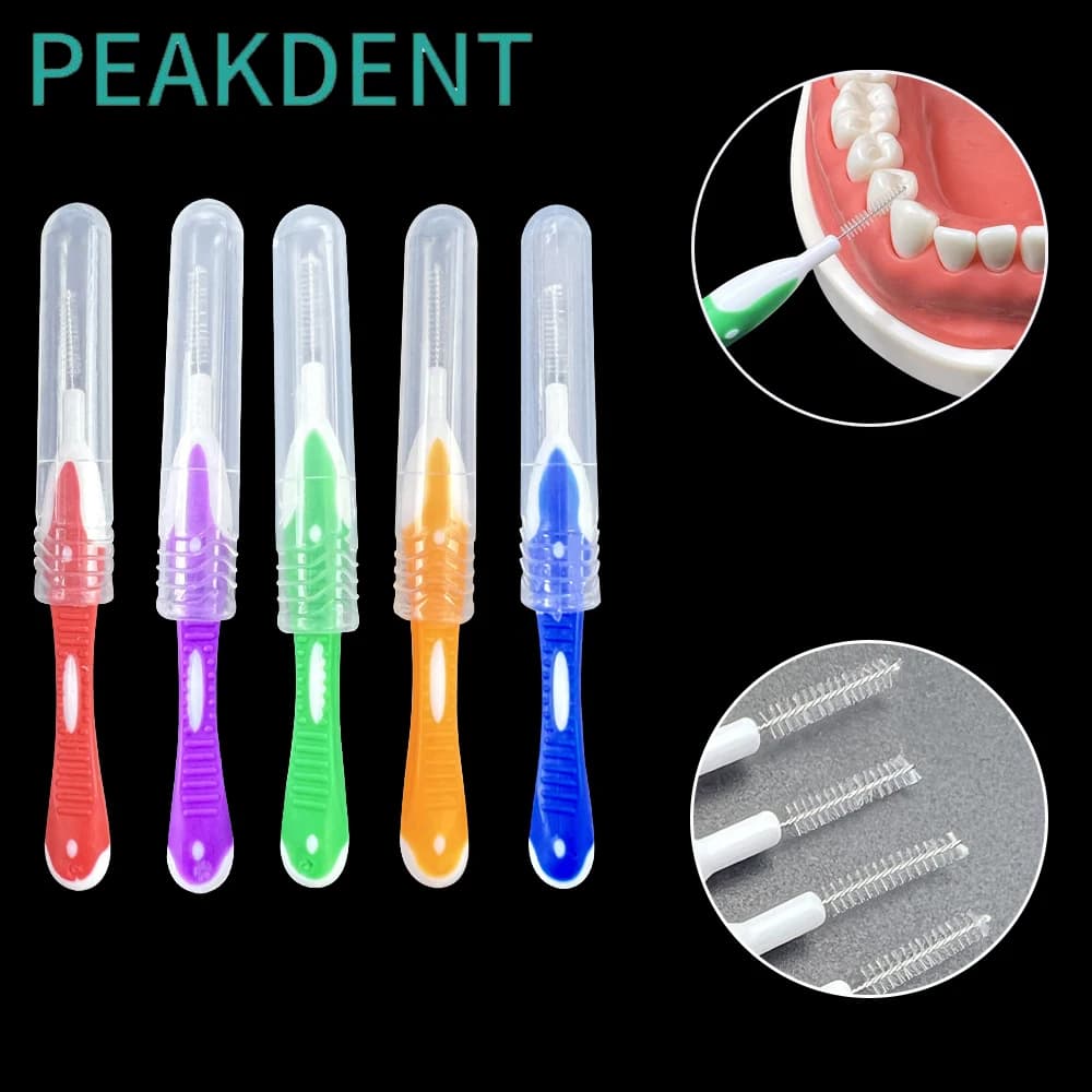 Interdental toothbrush type Healthcare Teeth whitening Orthodontic toothbrush 0.7mm dental brush Oral hygiene tool