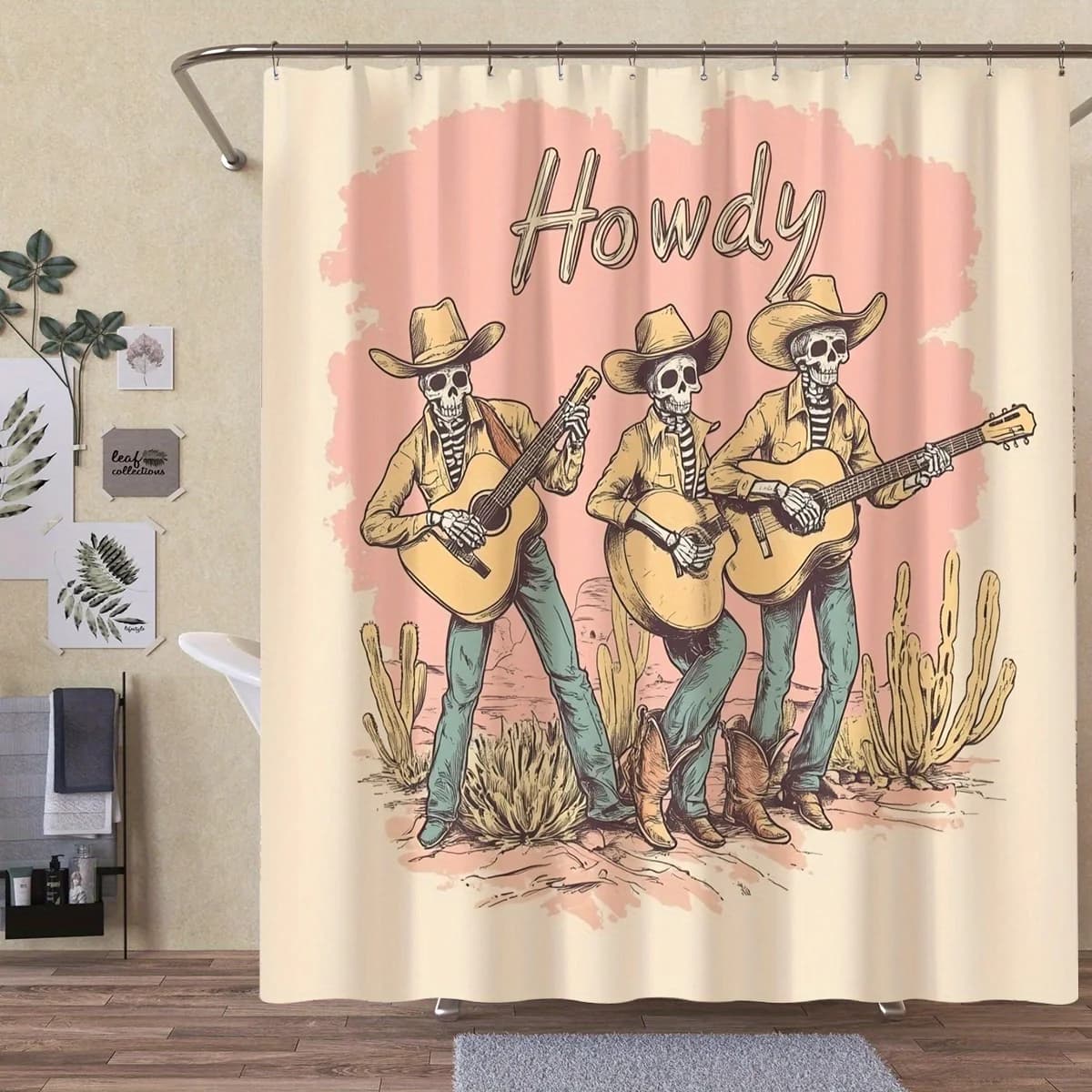 1 Tenda da doccia a tema New Mexico Day of the Dead: stampa digitale luminosa, arredamento per il bagno per tutte le stagioni, accessori per la casa