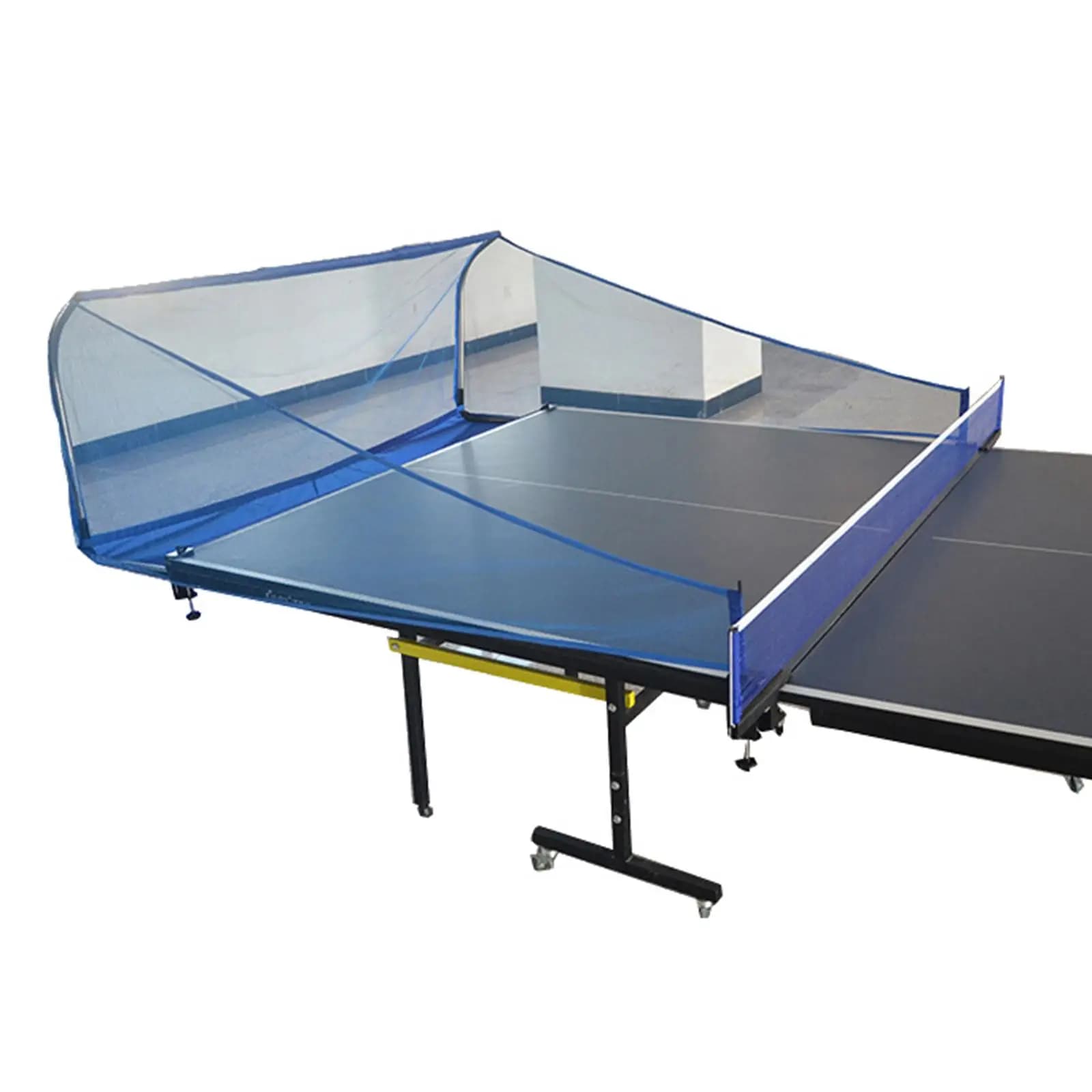 Table Tennis Collector Net Easy Carry Durable Pickup Accessory Blue Ball Storage Net for Club and Home Practice