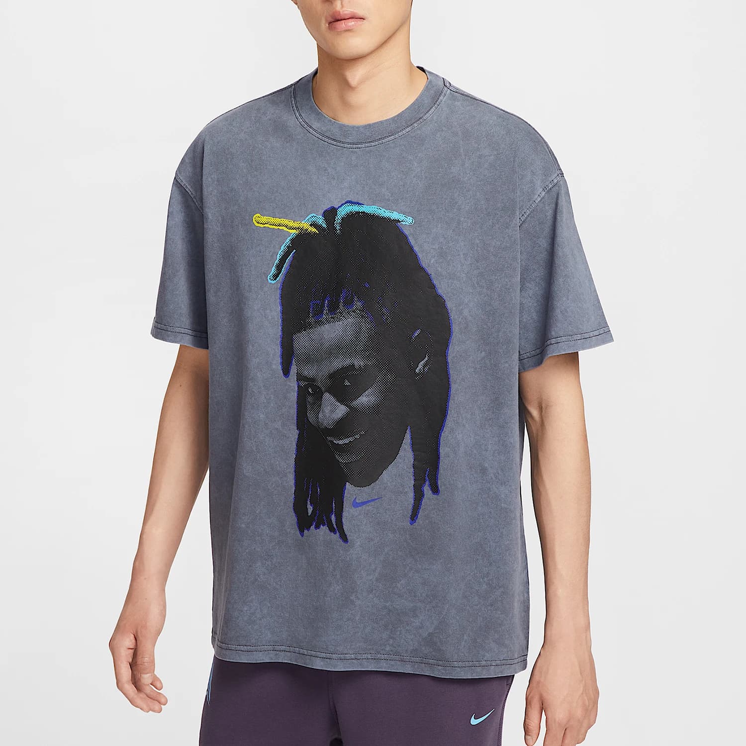 Men's wide and printed sports T-shirt Nike Original JA Morant HJ3429-010
