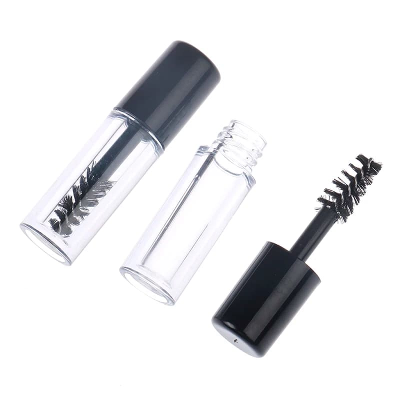 5 empty bottles for mascara, 0,8 ml mascara containers, liquid bottles, diy packaging material, lip gloss