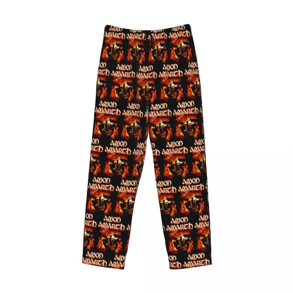 Custom Amon Amarth BC0 Amon Amarth Group Best Selling Pajama Pants Men Sleepwear Sleep Lounge Bottoms with Pockets