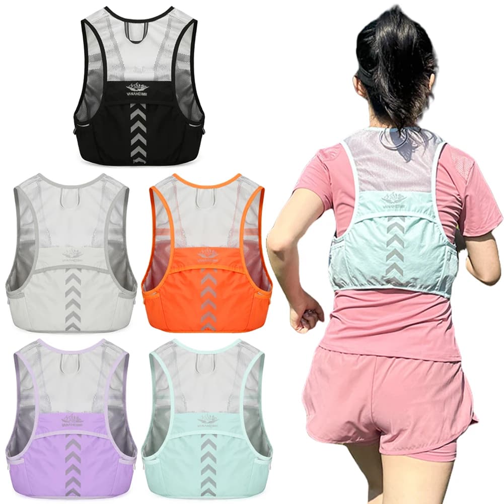 Breathable Ultralight Hydrating Vest for Running, Women's and Men's Functional Vest for Marathon, Cycling, Hiking