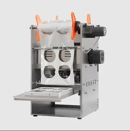 Macchina Automatica per Sigillare Tazze, Sigillatrice per Tazze da Bubble Tea in Plastica o Carta, 220V, Macchina per Coperchi in Plastica