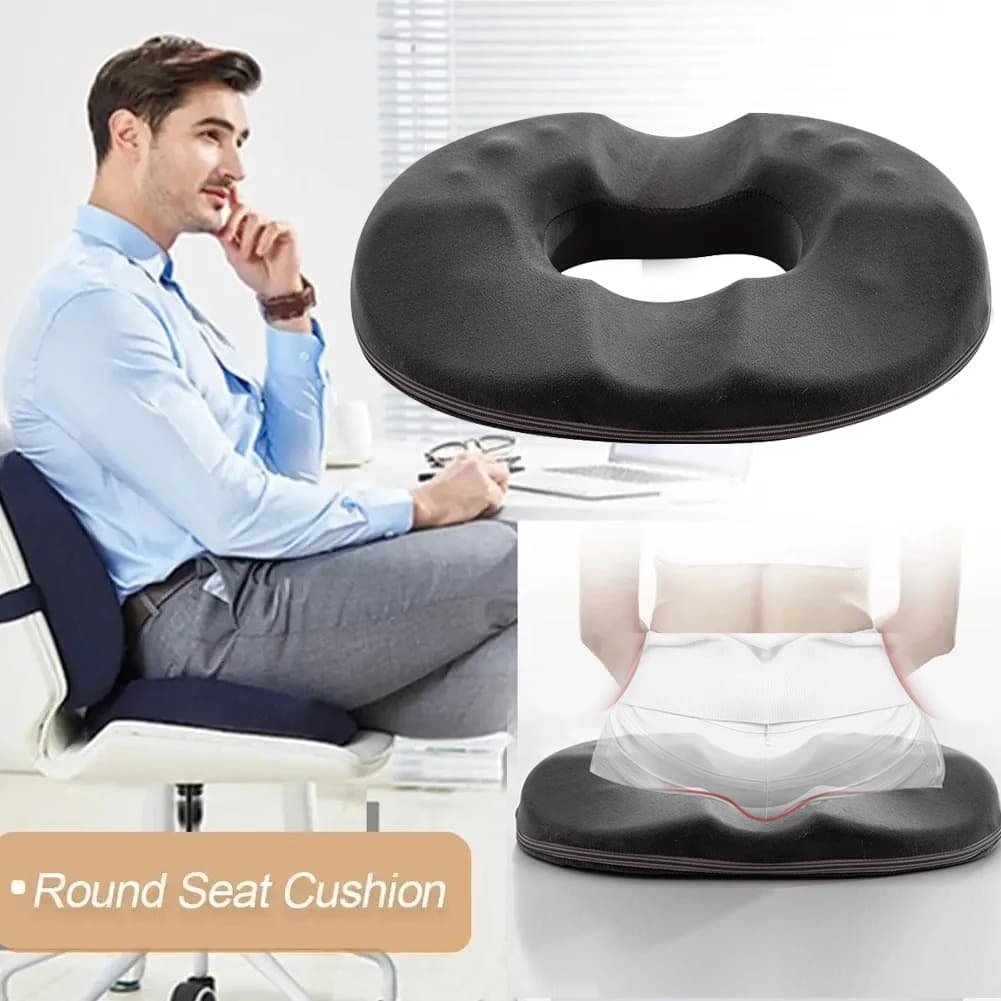 Comfort Donut Cuscino del sedile Divano Emorroidi Memory Foam Massaggio anti emorroidi Cuscino del coccige Cuscino del sedile dell'ufficio dell'auto