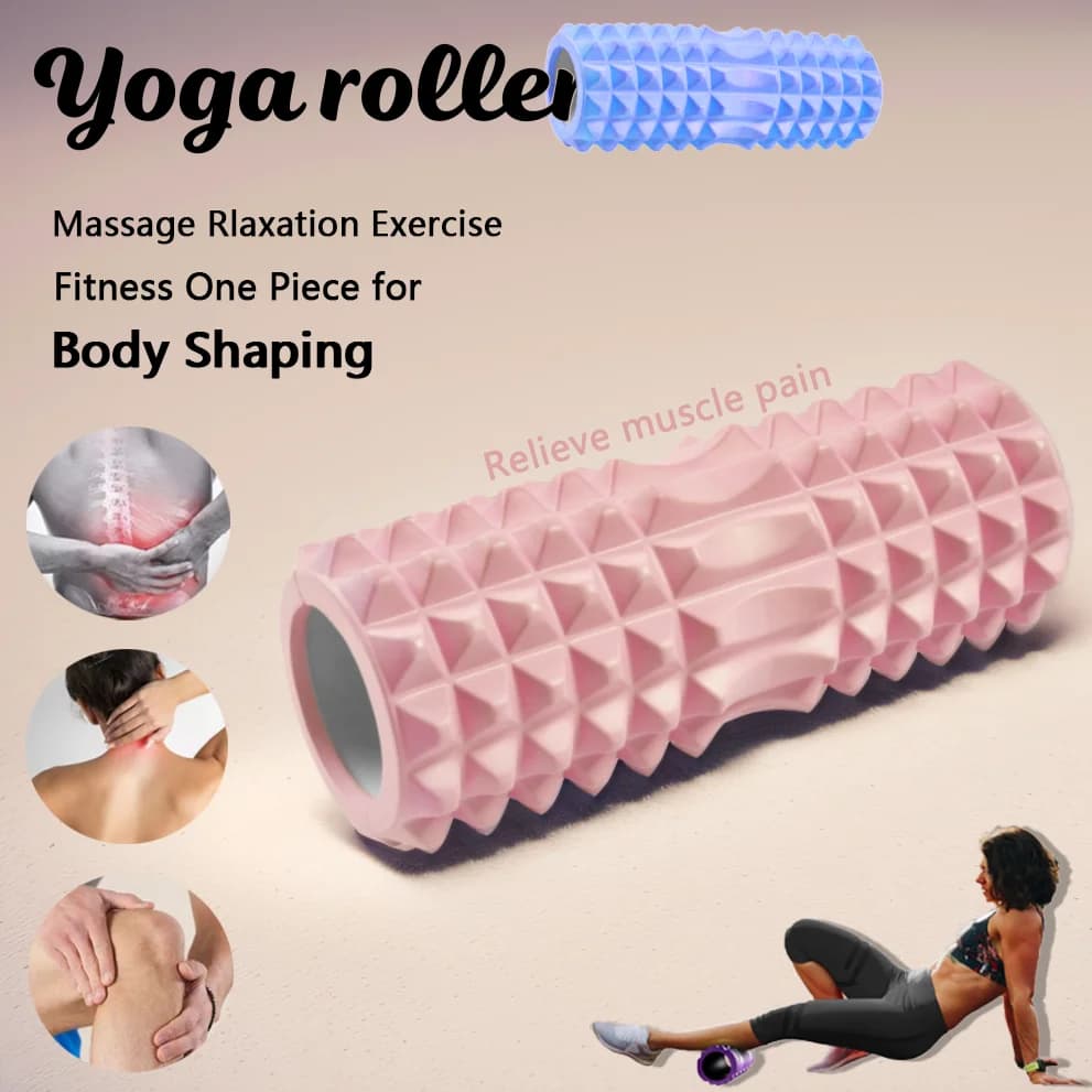 Yoga Cane, Adult Exercise Roller, Suitable for Deep Muscle Massage, Foam Roller for Exercises with Trigger Point, Muscle Relaxation