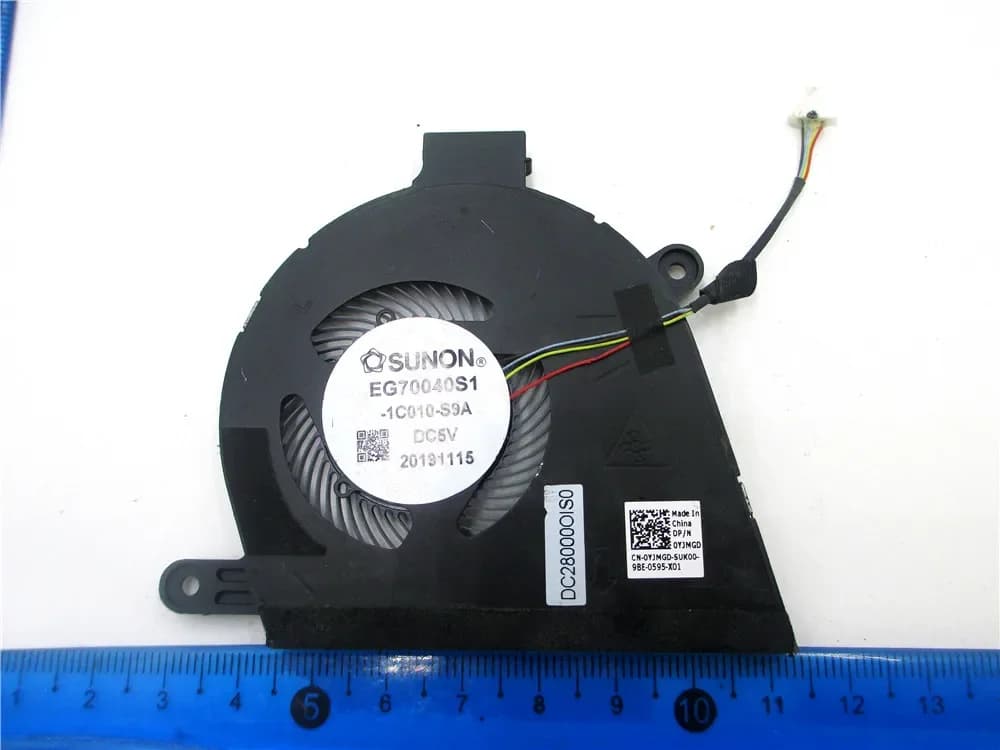 Ventola di raffreddamento del computer portatile per DELL Latitude 9510 ND65C25 DC05V 0.5A -19G20 4PIN 0YJMGD YJMGD EG70040S1-1C010-S9A DC28000OIS0