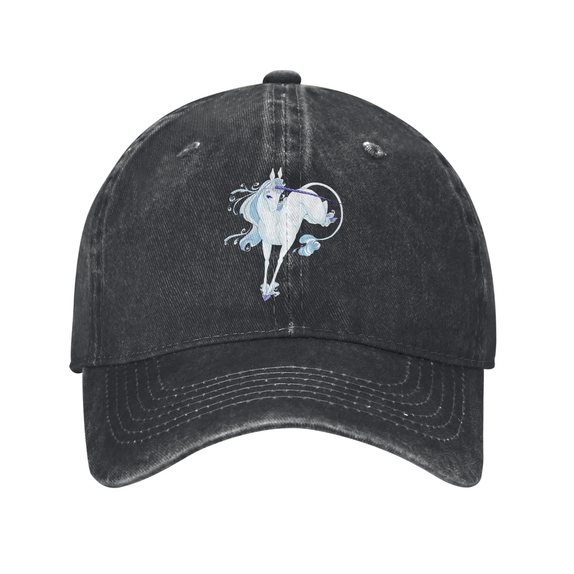 The Last Unicorn Casual Baseball Cap Summer Save Unicorn Trucker Hat Sunscreen Kpop Rock Snapback Cap Adult Fitted Retro Caps