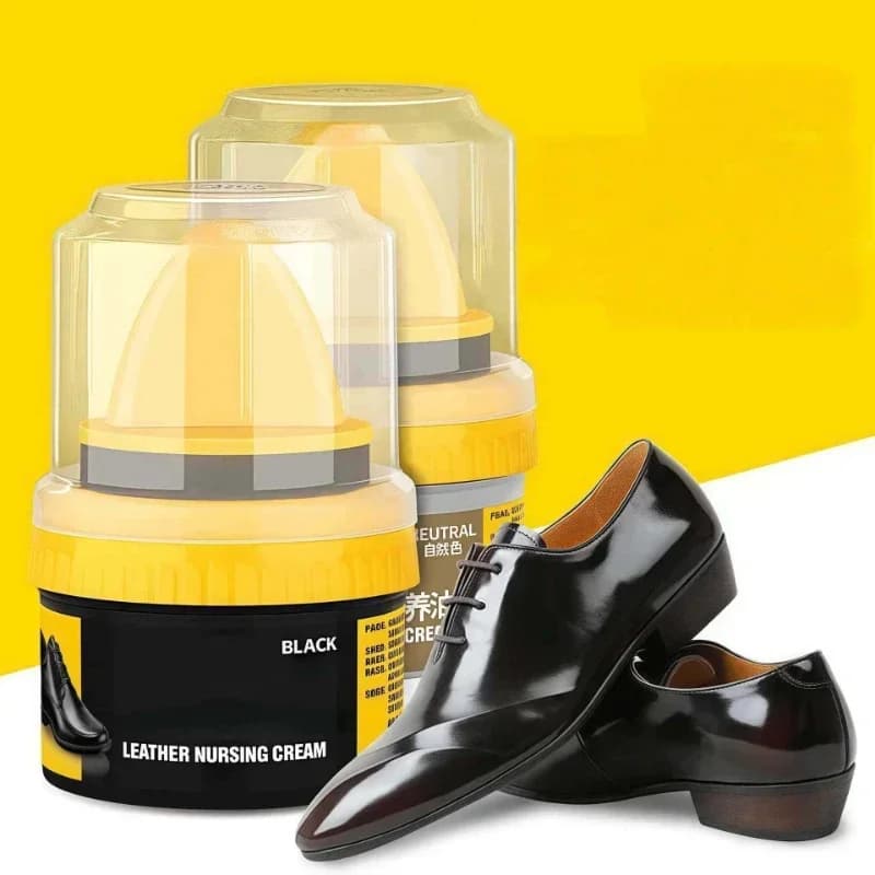 New with Brush Leather Care Polish Shoe Polish Kit Shoe Accessories Shoe Cream Cleaning Cream for Shoes & Leather Goods