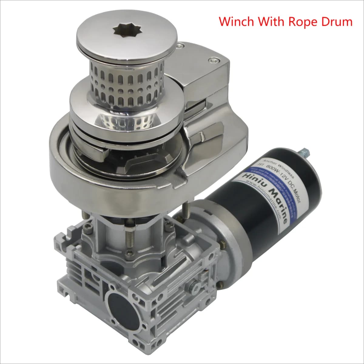 Verricello di ancoraggio per verricello verticale in acciaio inossidabile 316L per yacht per barche marine 12V 900W/1000W
