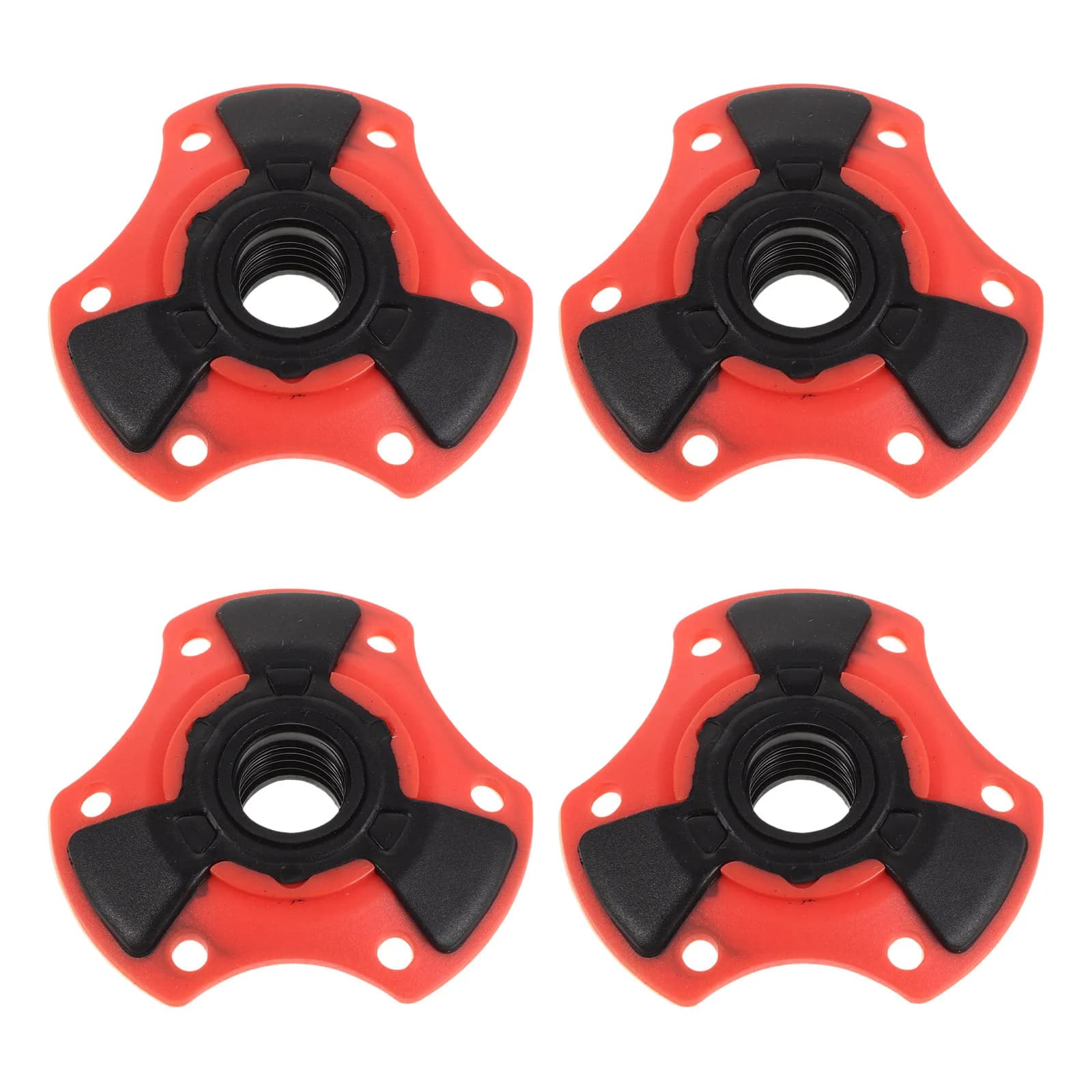 4Pcs Trekking Pole Basket Cold Resistant Snow Mud Basket Replacement for Hiking Camping Walking Stick Accessories Dual Color