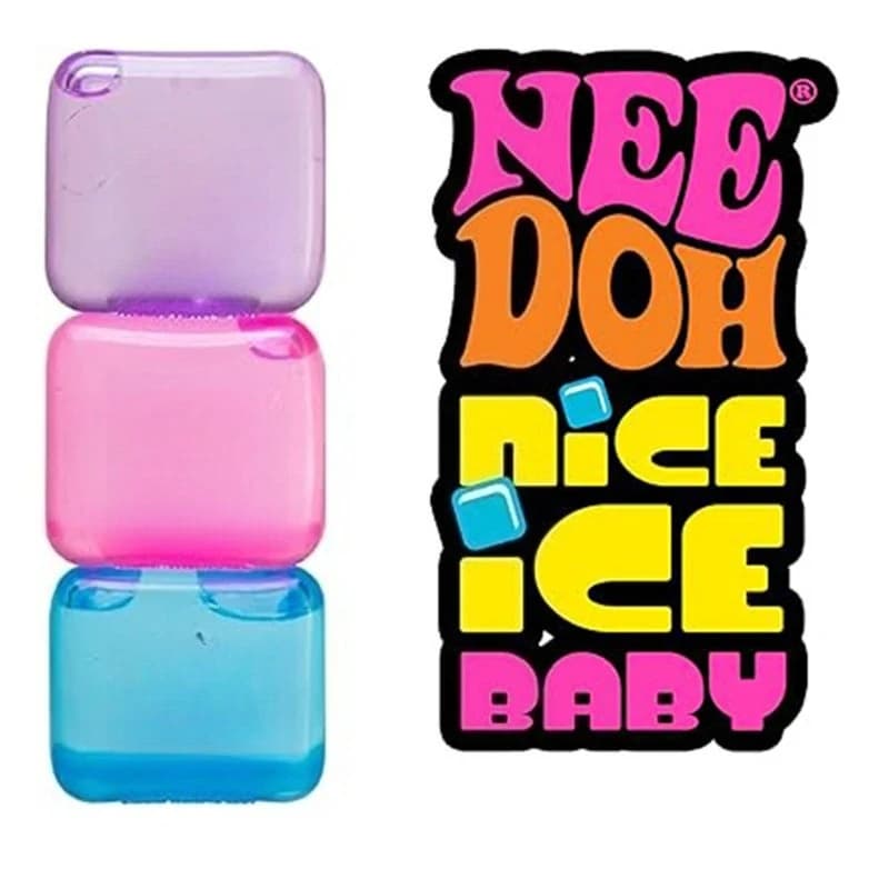 Schylling Needoh Nice Cube: Cubo Sensoriale Antistress, Antiansia, per Concentrazione e ADHD