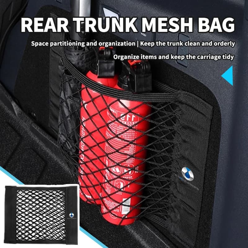 Car Styling Trunk Box Storage Bag Mesh Elastic String Net Pocket Organizer Accessories For Denza X D9 MPV EV DM-i Z9 GT N7 X N8