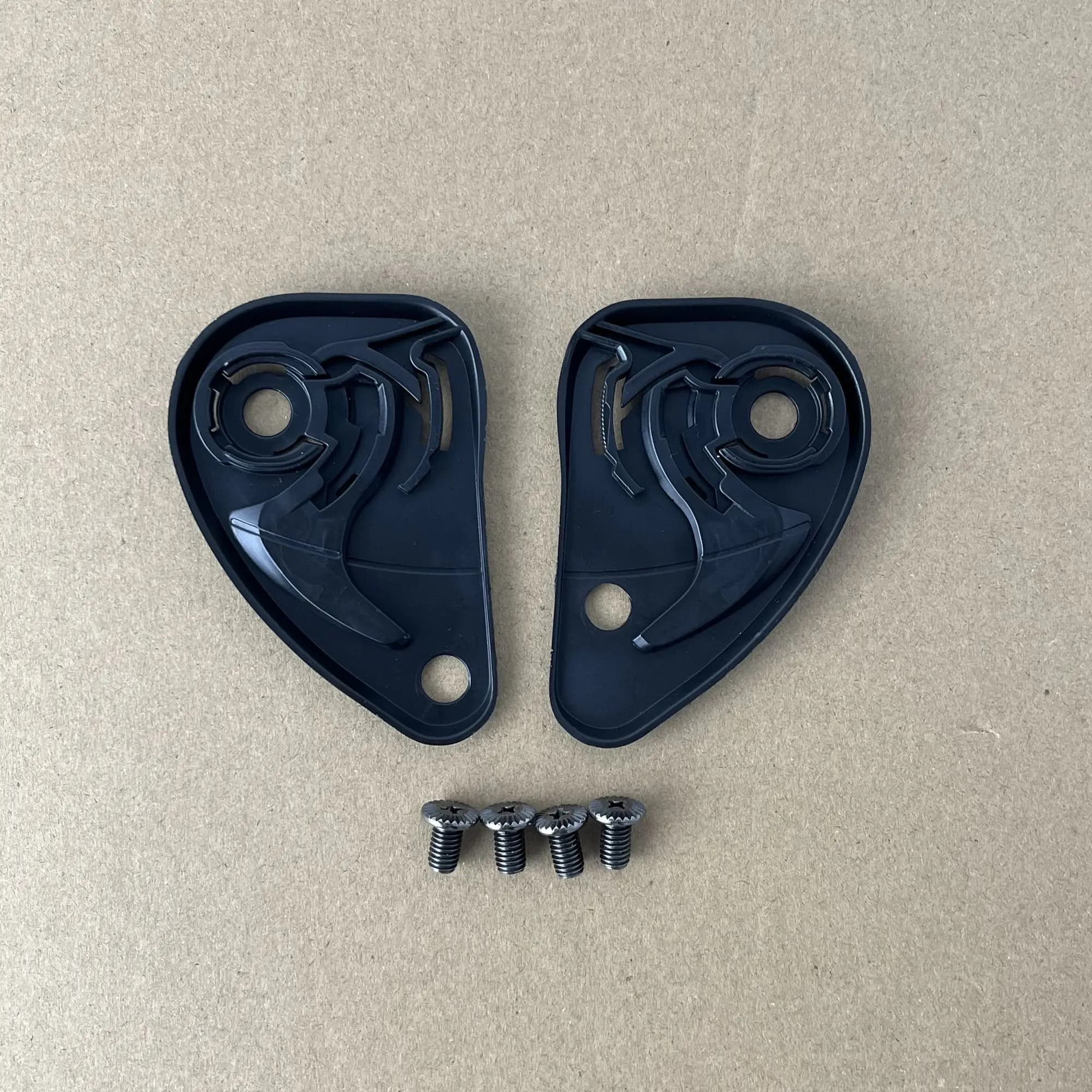 Piastra Base Visiera di Ricambio per BELL Qualifier DLX, Vortex, Revolver EVO, Kit Piastra Perno per Visiera Casco