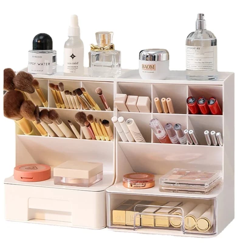Scatola portaoggetti per cosmetici, cassettiera, tavolo, ombretto, cura della pelle, rossetto