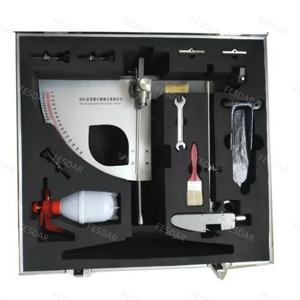 Vendita calda Garanzia 1 anno Tester portatile per pendolo britannico Tester per attrito Tester per pendolo