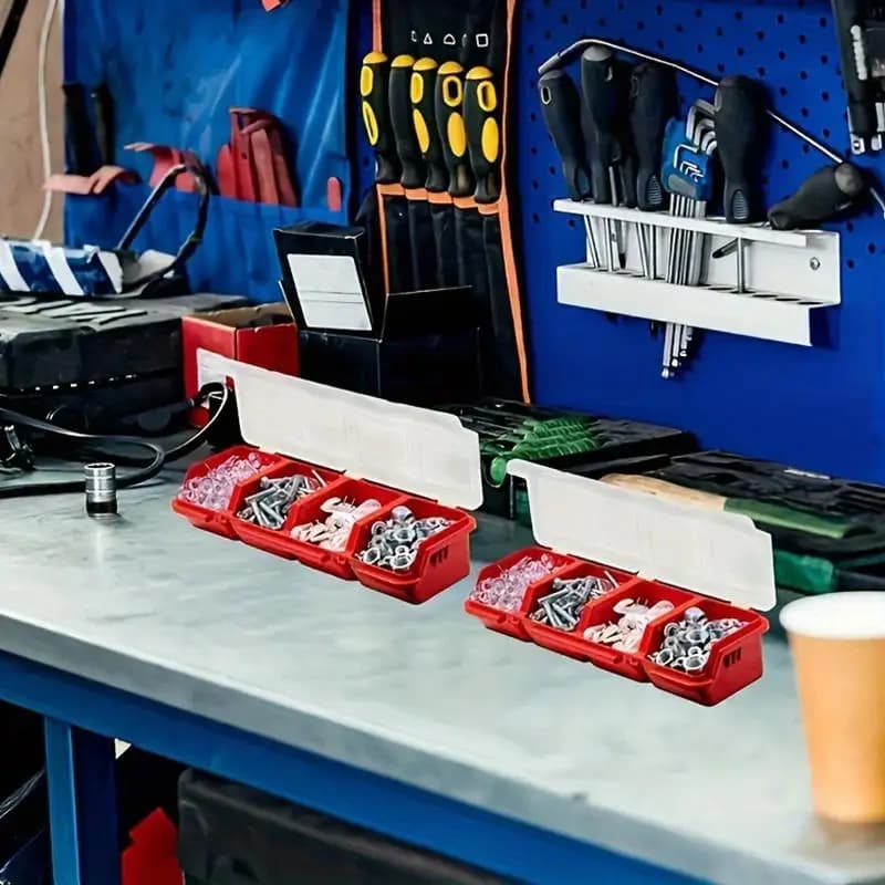 Scatola organizer multiscomparto per viti e piccole parti Custodia multiuso per hardware e gioielli durevoli