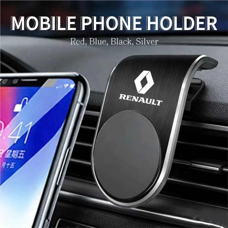 Supporto magnetico per telefono da auto, clip per presa d'aria, rotazione, supporto GPS per Renault Fluence Captur Megane Clio Kadjar Talisman Arka