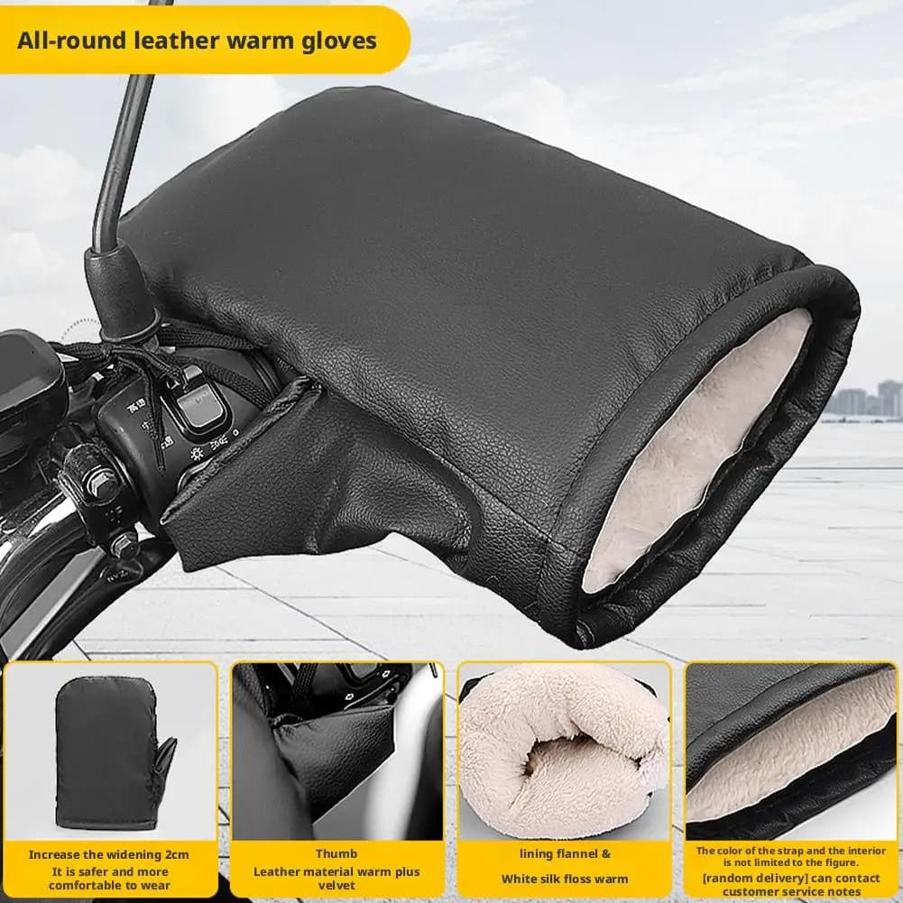 Hot gloves thickened Covers dumbbell bike anti-slip and wear-resistant for electric scooter bike man woman weather cold