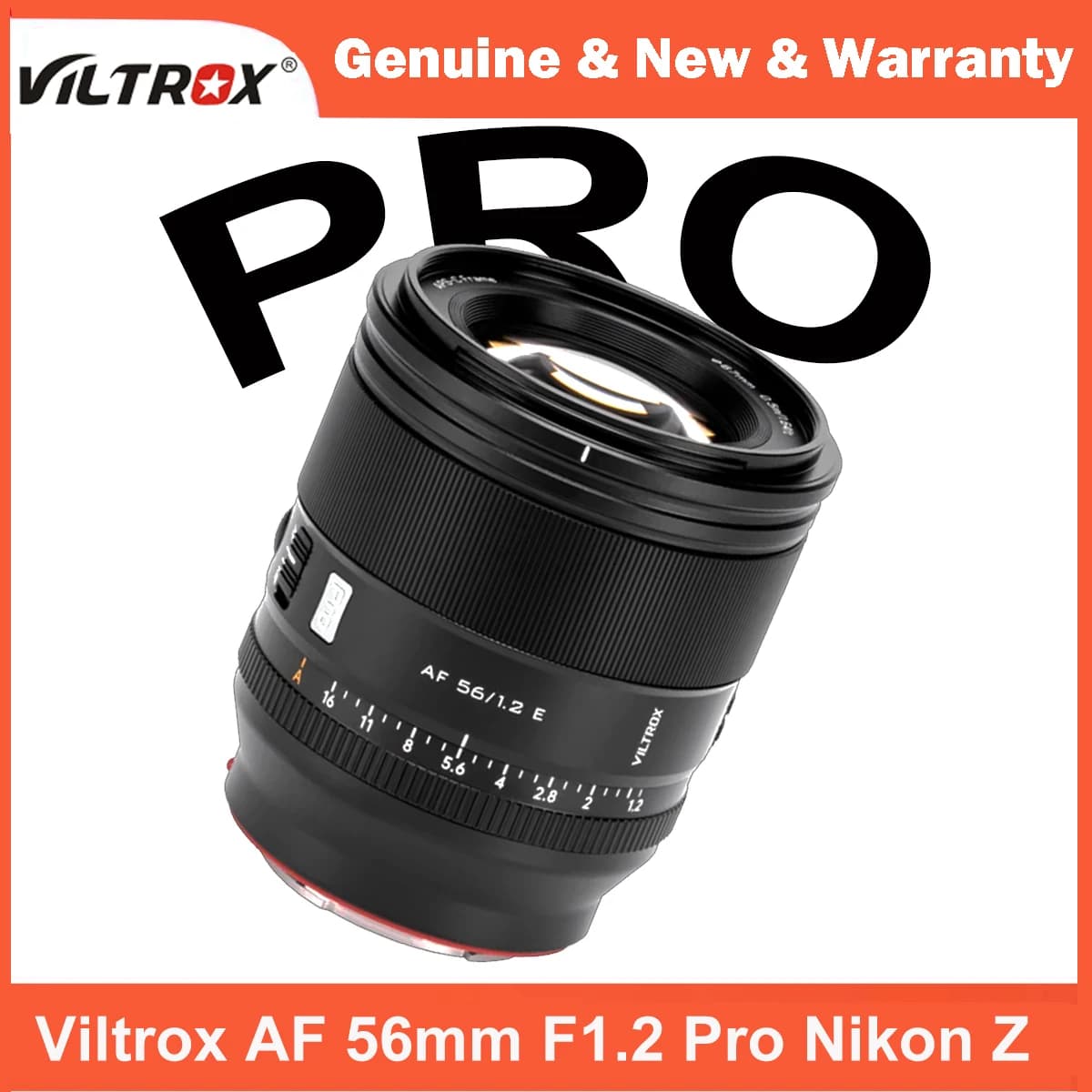 Viltrox 56mm F1.2 Pro APS-C Main lens with open automatic focus for Nikon Z-Mount