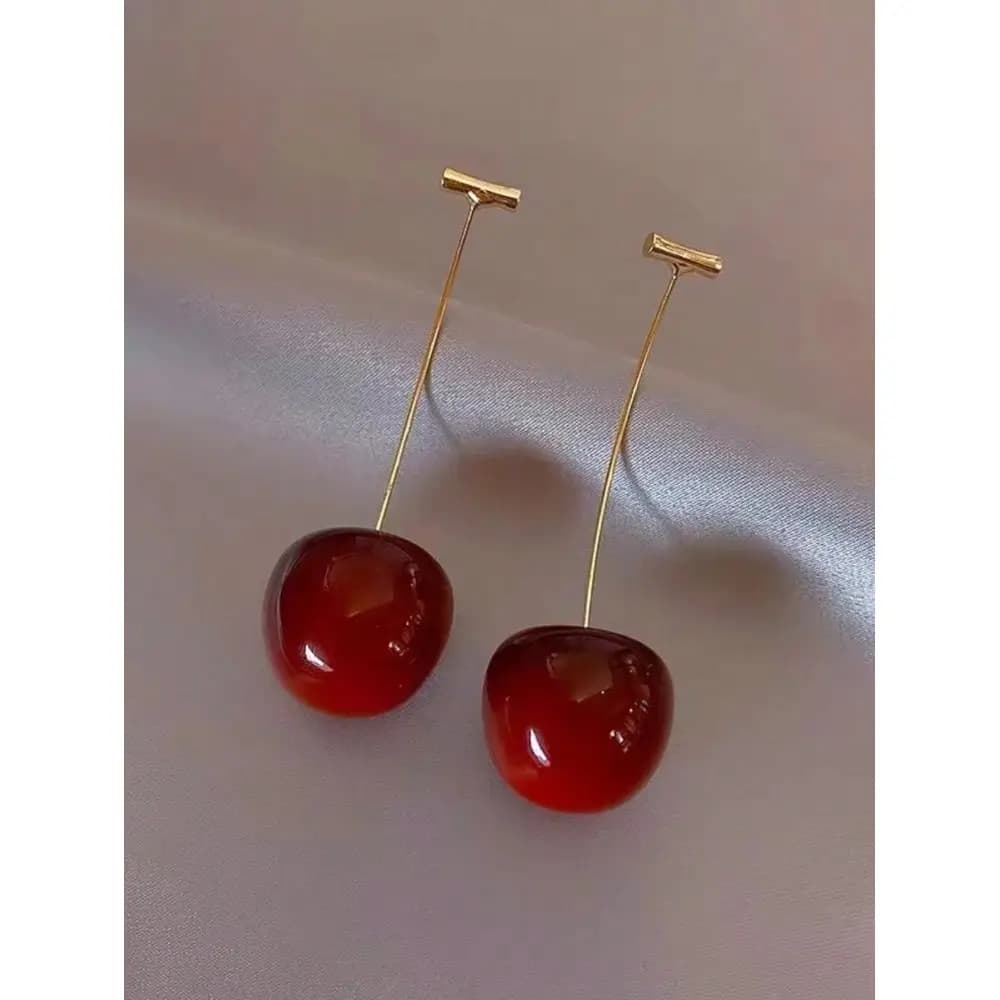 Orecchini con design elegante e di nicchia, pendenti a forma di fiore e frutto essiccati, dolci e freschi per le donne, per l'inizio dell'autunno