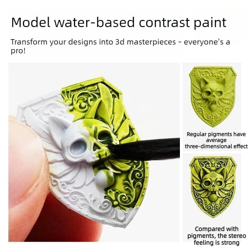 Model Water-based Comparison Pigment Comparison Paint Hand-painted Coloring Coating Ship Model Gundam Figurine Coloring