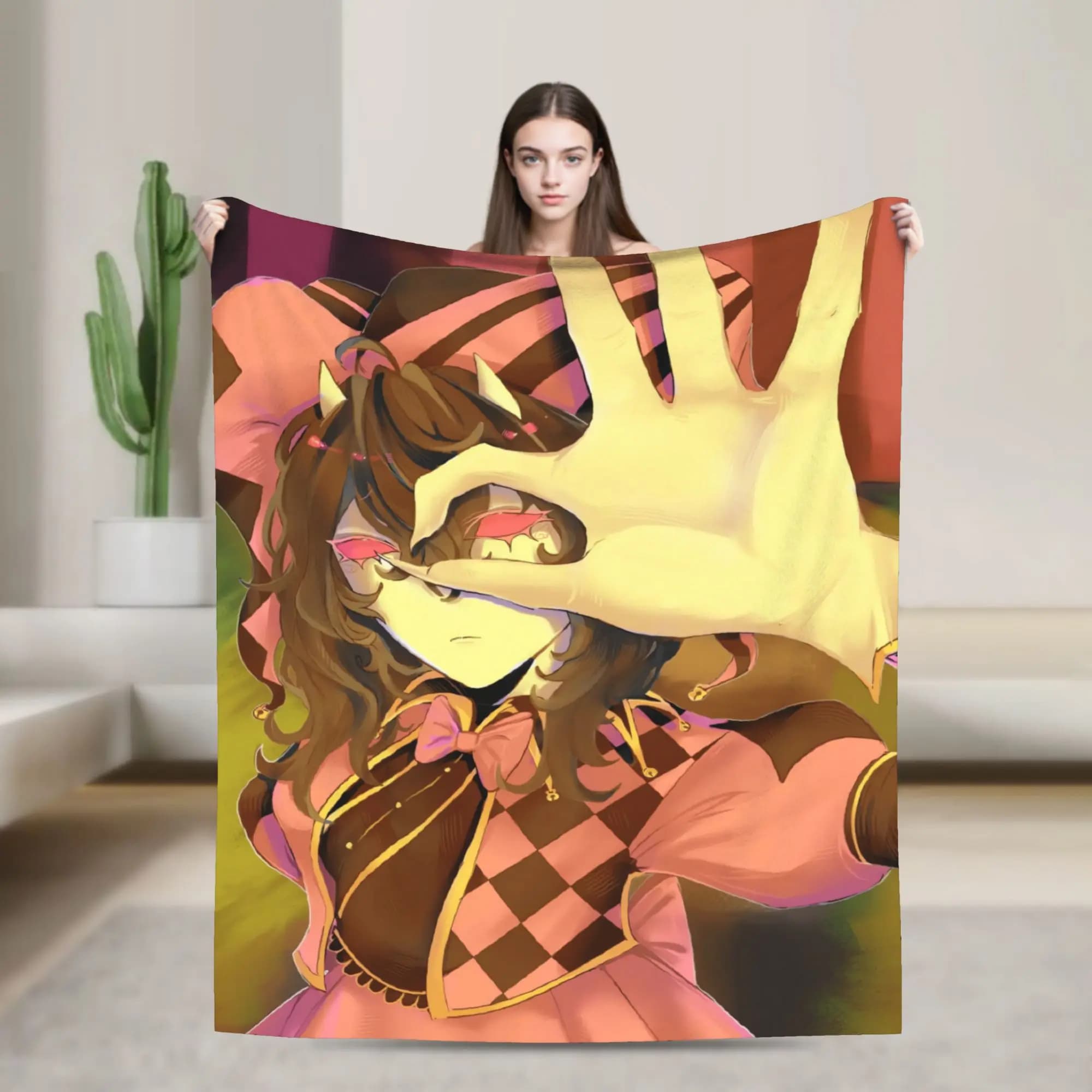 Soft Blanket Airplane Travel The Freak Circus Throw Blanket Flannel Bedspread For Couch Chair Print Sofa Bed Cover