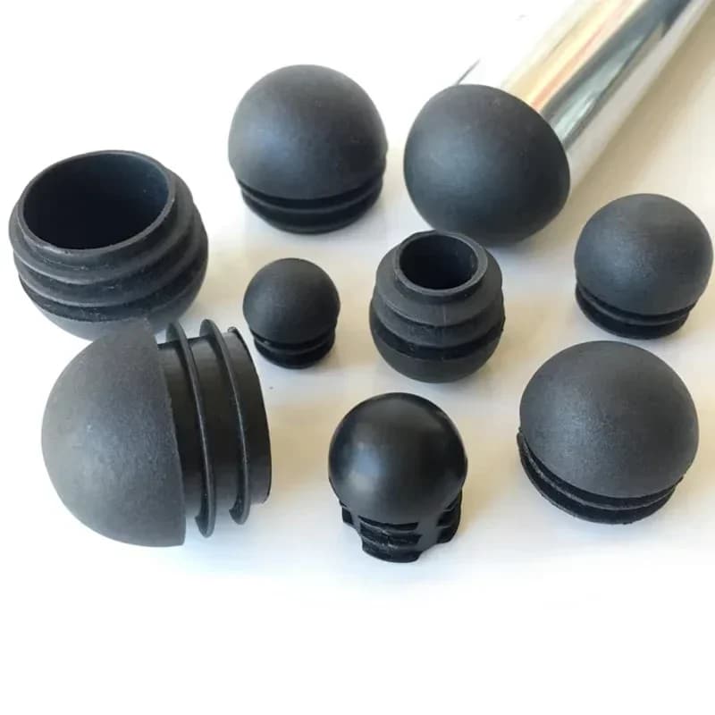 1-10 Pezzi Tappi Rotondi in Plastica per Tubi 13-76mm, Tappi Antiscivolo per Gambe di Sedie, Copripolvere, Protezioni per Pavimenti, Accessori per Mobili