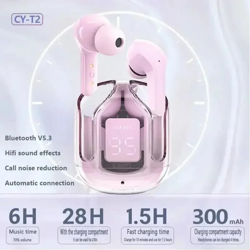 Wireless Bluetooth 5.3 AIR31 – Long-Term TWS headphones with Microphone, Low Backgrounds and Nite calls for Xiaomi, Samsung, iOS