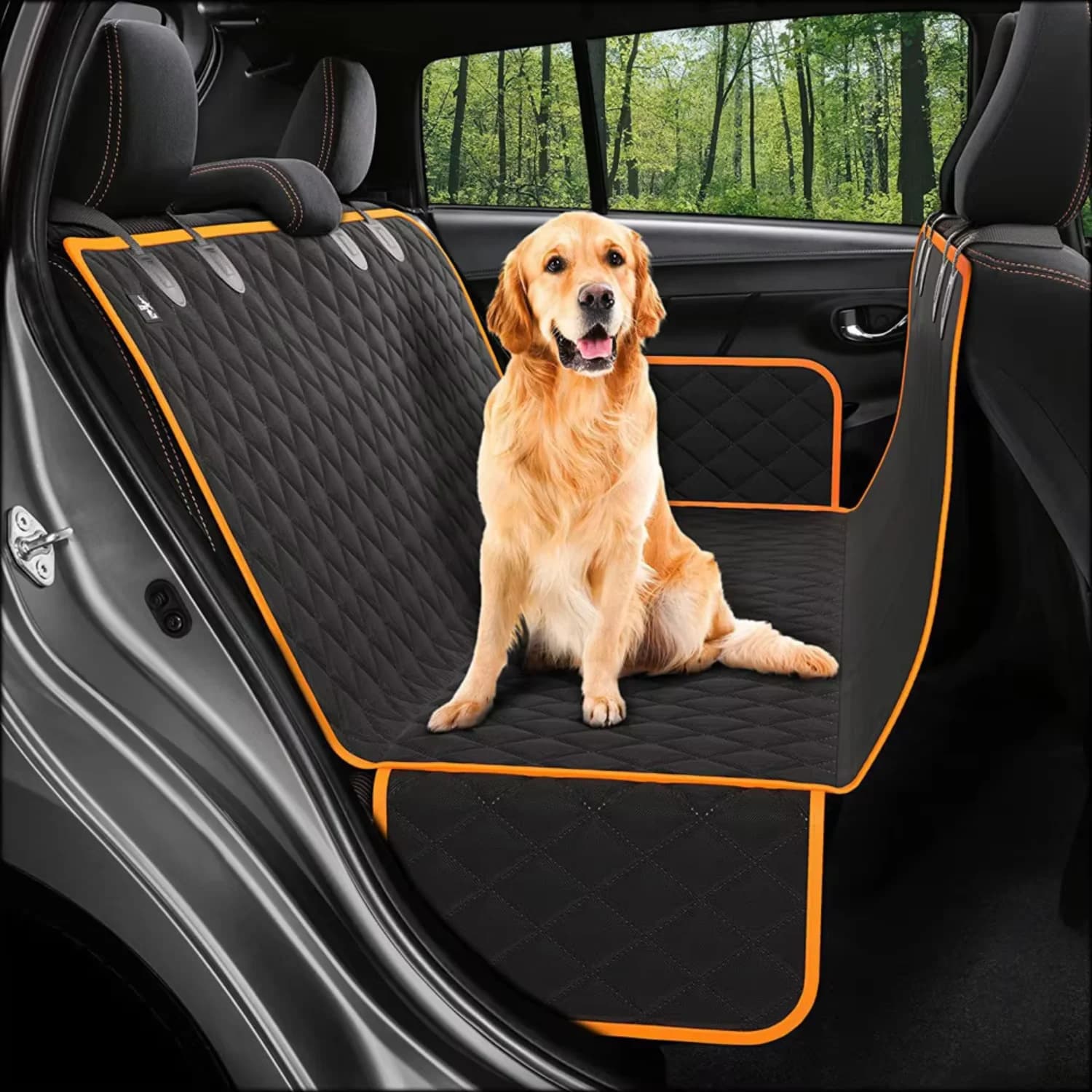 Dog Car Cover Pet Cat Carriers Waterproof Travel Mat Hammock Small Medium Large Dogs Car Rear Back Protector Safety Pad