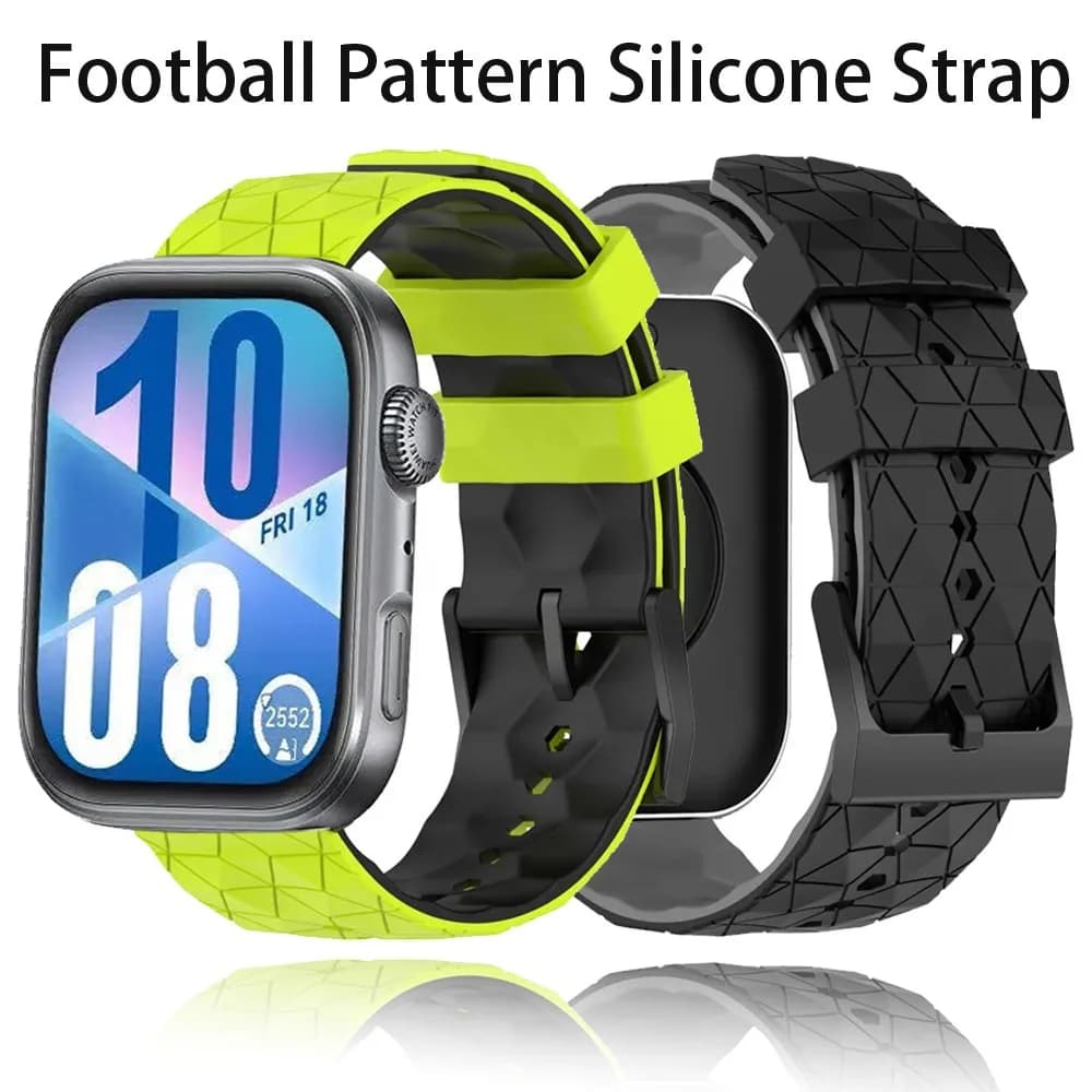 Silicone Strap Football Model for Huawei Watch Fit 3/4/4 Pro Comfortable Strap for Huawei Watch Fit 4/4 Pro Belt