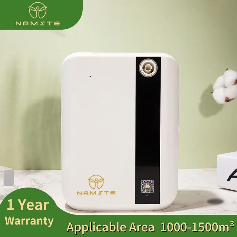 NAMSTE Diffusore di Aromi Bluetooth da 1500m³, Capacità 500ML, Diffusore Elettrico di Oli Essenziali per Casa e Hotel, Dispositivo Deodorante per Ambienti