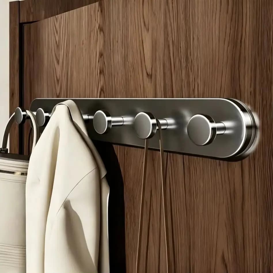 Multifunctional Suction Cup Hooks Wall Mount Hanger No Drilling for Kitchen Bathroom Clothes Towel Holder