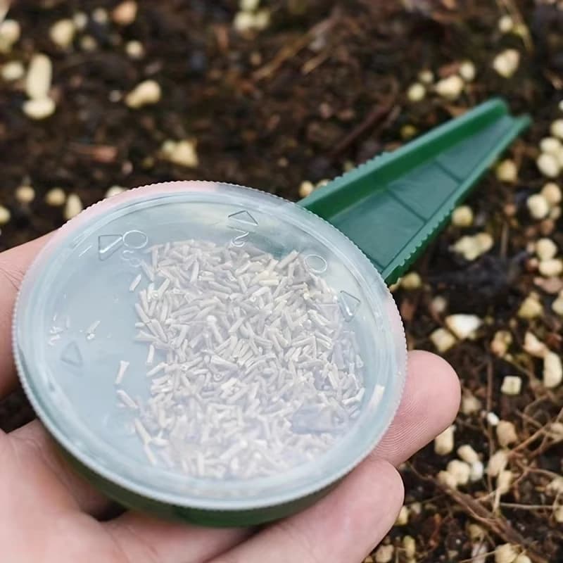 Set di 4 Seminatrici per Orticoltura in Plastica, Attrezzi da Giardinaggio Domestici, Seminatrice, Trapiantatrice, Punzonatrice per Terreno, per la Coltivazione di Piantine TMZ