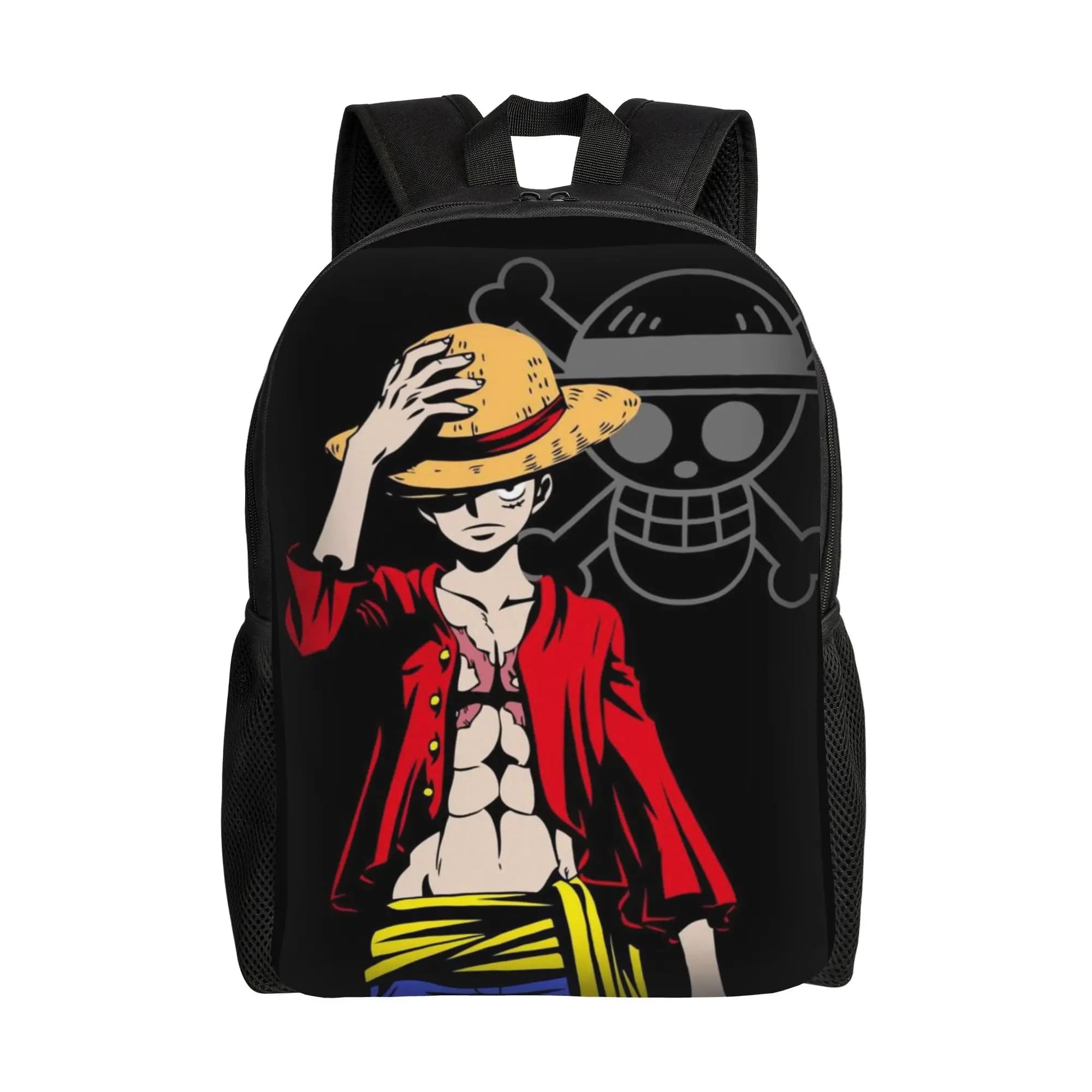 Zaino personalizzato Brave Bookbag Luffy per uomo e donna, per il ritorno a scuola