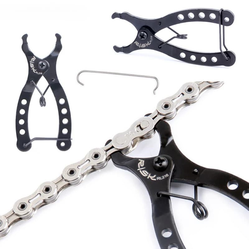 Pinza per Catena Bicicletta, Strumento di Sgancio Rapido per Riparazione Catene MTB e Bici da Strada