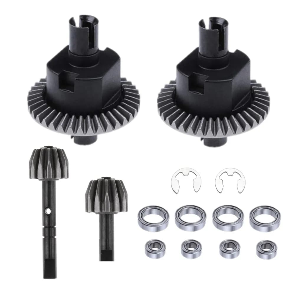 Differenziale anteriore e posteriore e Kit di ingranaggi per HSP Redcat Volcano 94123 94107 94111 94118 94166 1/10 parti di aggiornamento per auto RC